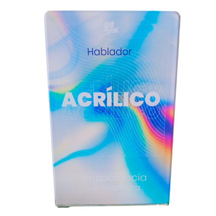 Hablador de acrílico